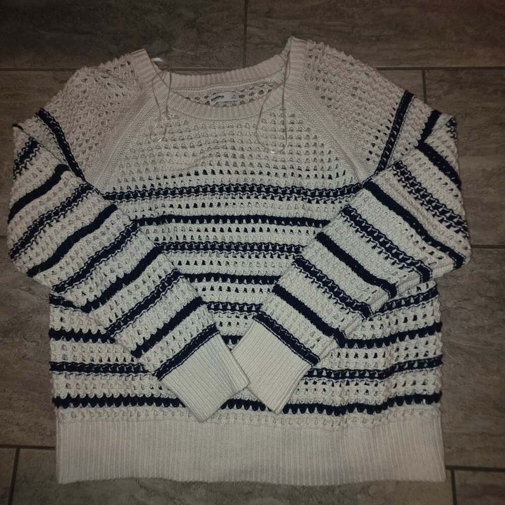 Sonoma Goods For Life Open Stitch Pullover Size XL